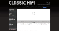 Desktop Screenshot of classic-hifi.net