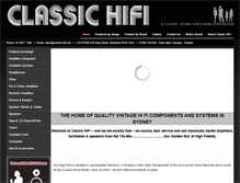 Tablet Screenshot of classic-hifi.net